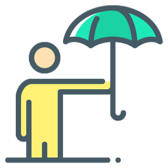 Person Holding Umbrella